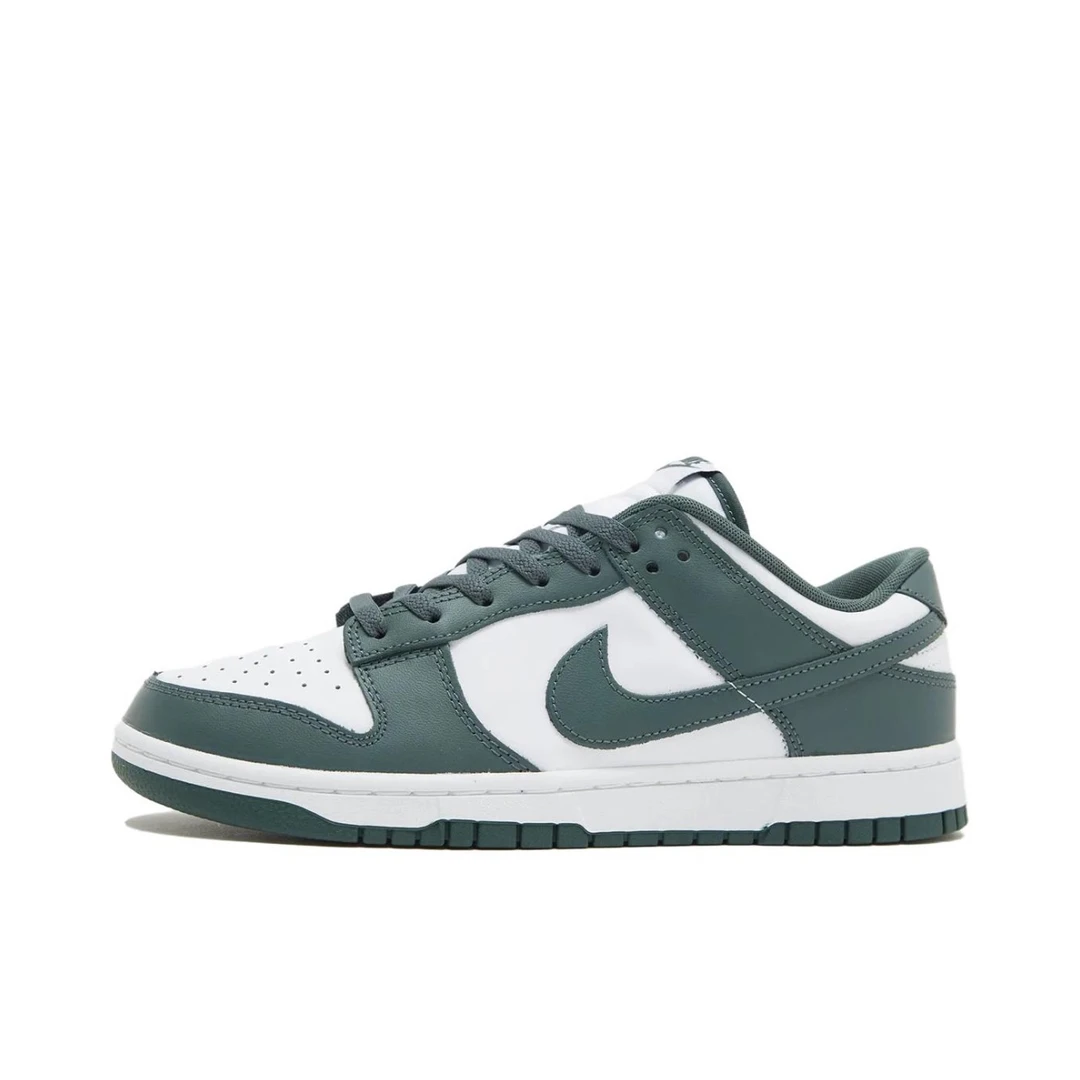 NIKE/耐克DunkLow男款白绿拼接低帮板鞋 DV0833111 #HB
