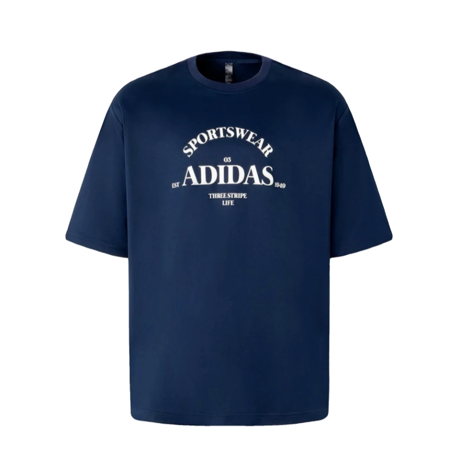 adidas/阿迪达斯【未来石AD】男子运动户外休闲圆领半袖T恤 JD0439