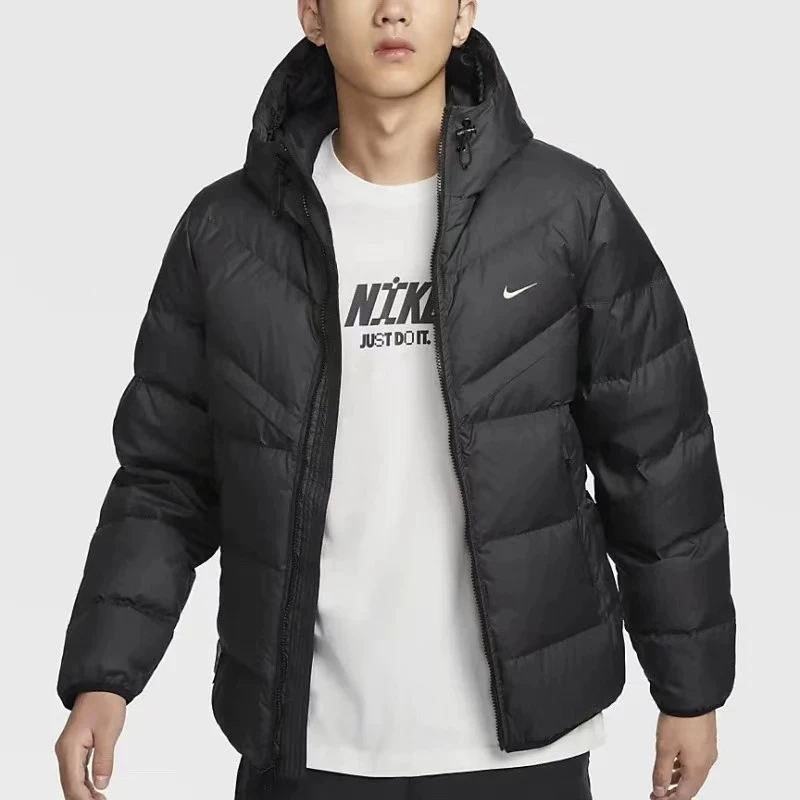 NIKE/耐克【世纪港湾NK专享】男子连帽短款羽绒服 HQ4183010