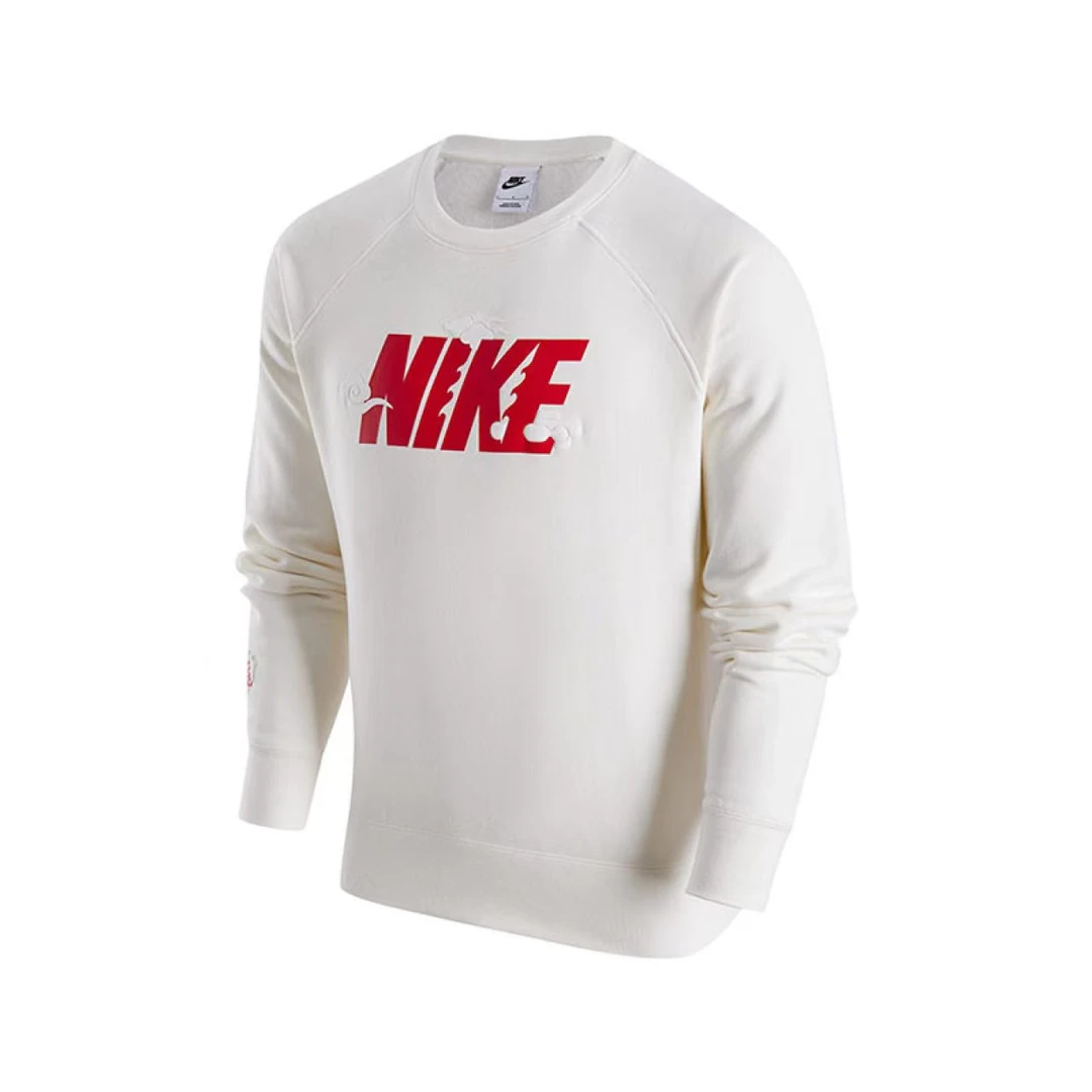 Nike/耐克【邯郸万达NK专享】男CNY龙年新年款加绒圆领衫 FZ6374113