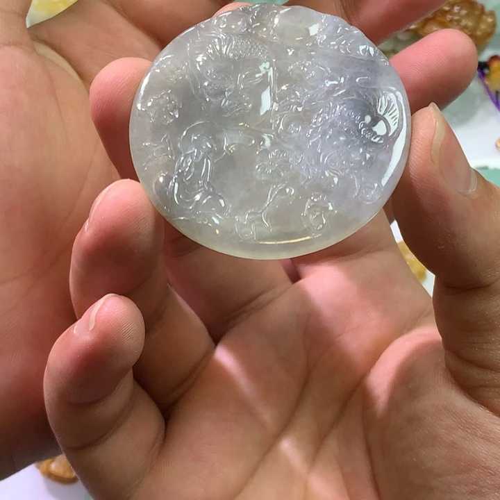翡翠颈饰未镶嵌天然翡翠