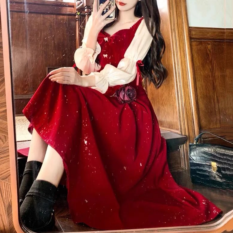 【501-600】设计师样板衣秋冬新款连衣裙