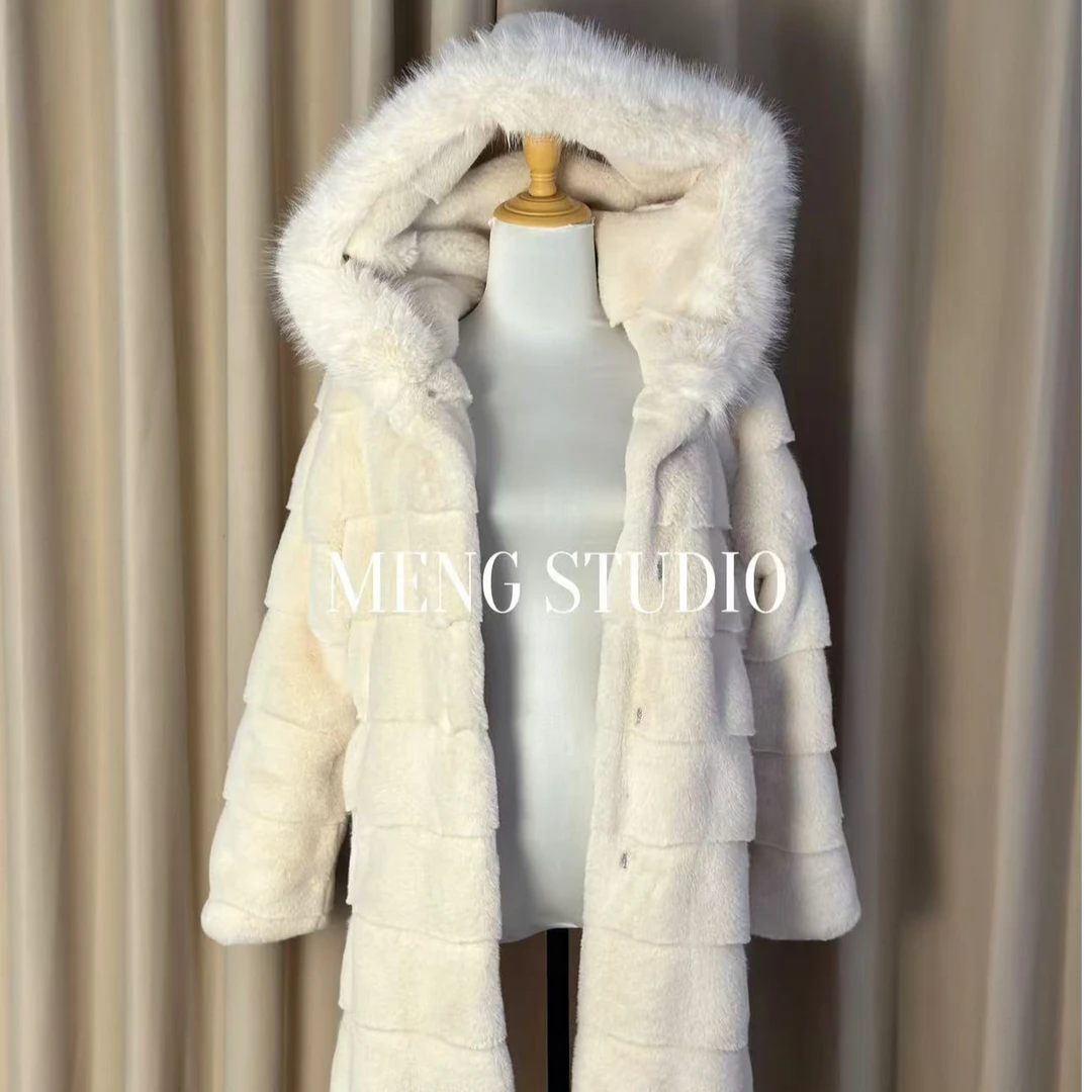 MM冬日恋歌 仿真皮草外套