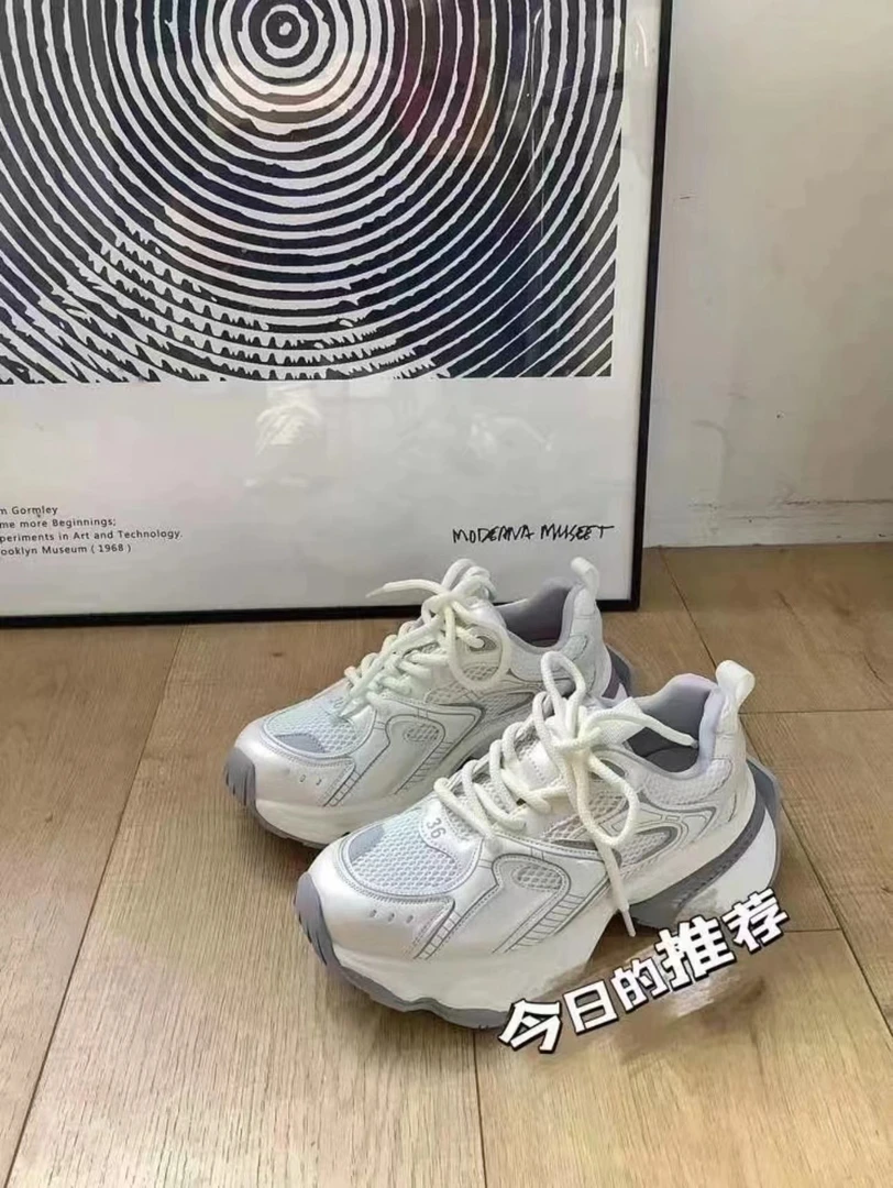 2025厚底增高老爹鞋时尚百搭真皮潮流女款夏季春季舒服一天优选爱