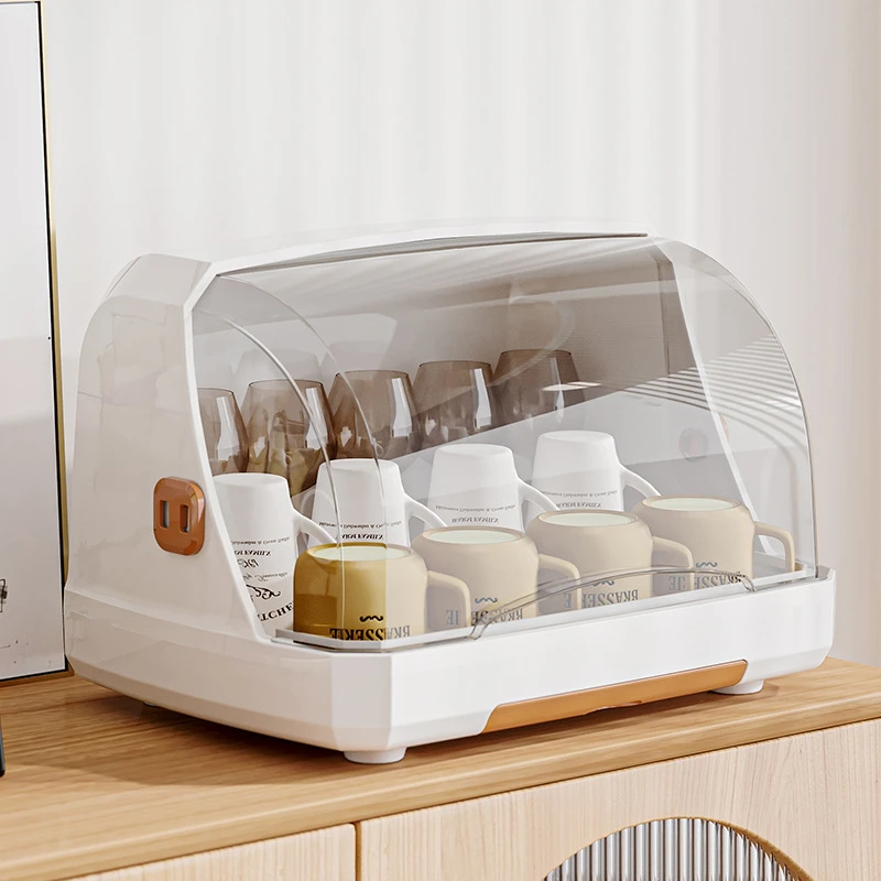 杯子架子置物架桌面水杯玻璃杯收纳杯架防尘托盘带盖沥水茶杯杯架