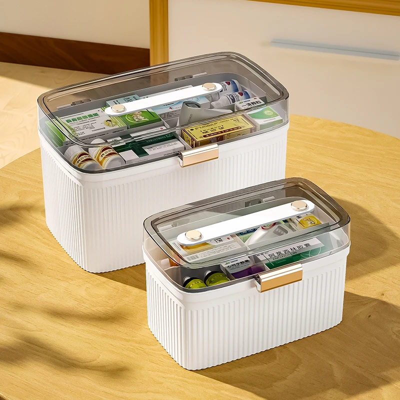 居家家药箱家用医药箱家庭防疫药品常备储药便携收纳盒轻奢医疗箱