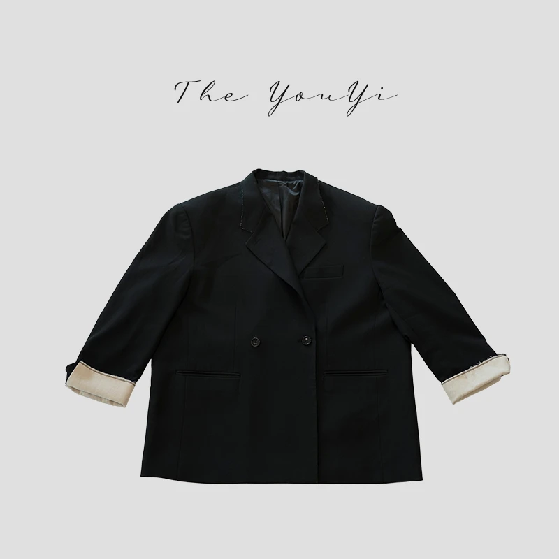 YOUYI / 韩国东大门SP西装 / 秋冬极简中大码显瘦T恤