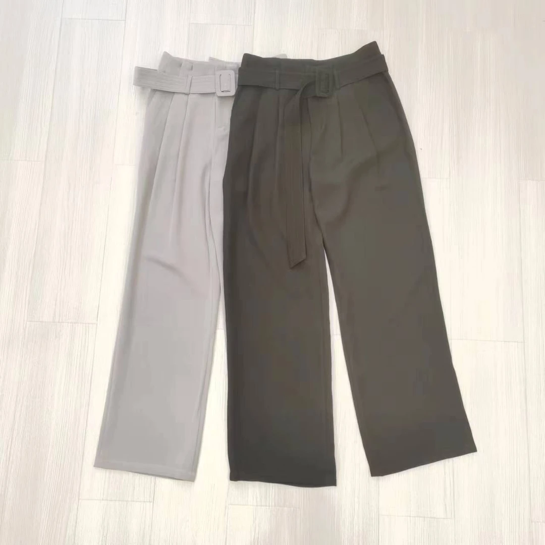 【周周家】3125春夏季新款休闲气质显瘦修身百搭女士裤子女装