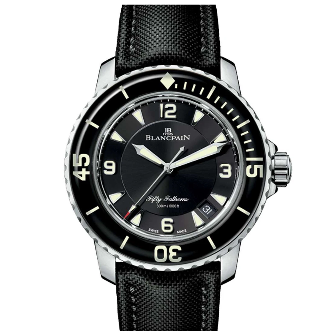 99新 Blancpain 五十噚5015-1130-52A  单表