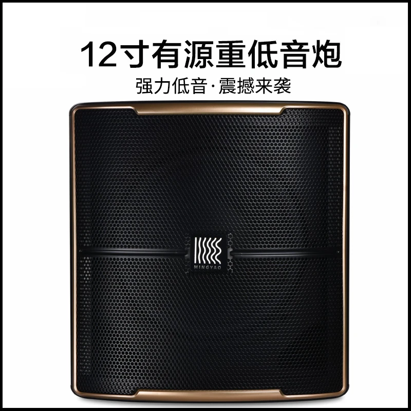 有源低音炮12寸 家庭影院 超重低音 K歌电影两用 客厅别墅专业级