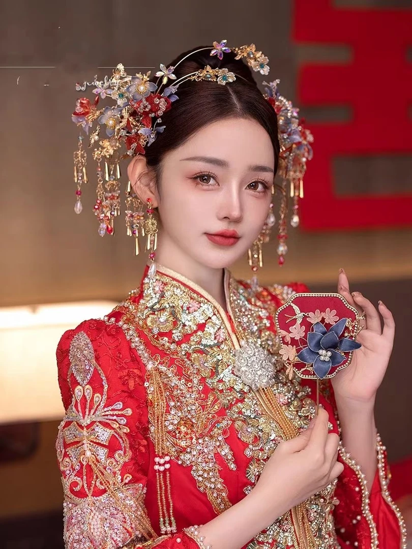 好看新款圣女冠秀禾头饰043043