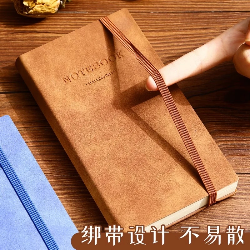 A6便携记事本学生绑带随身携带迷你口袋本小笔记本子简约记录本