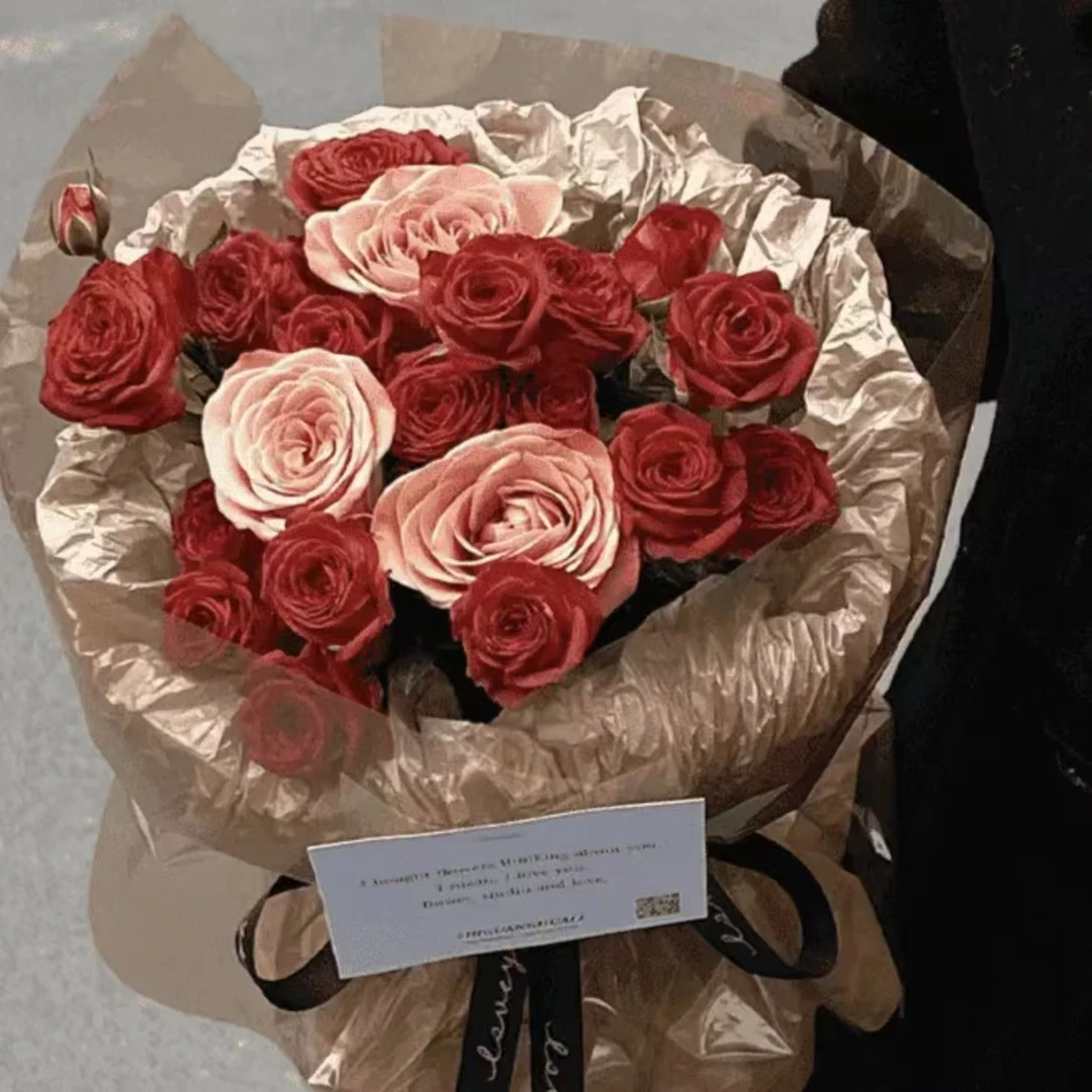 女神·节全国同城卡布奇诺玫瑰花配送上门鲜花速递送女友生日店送