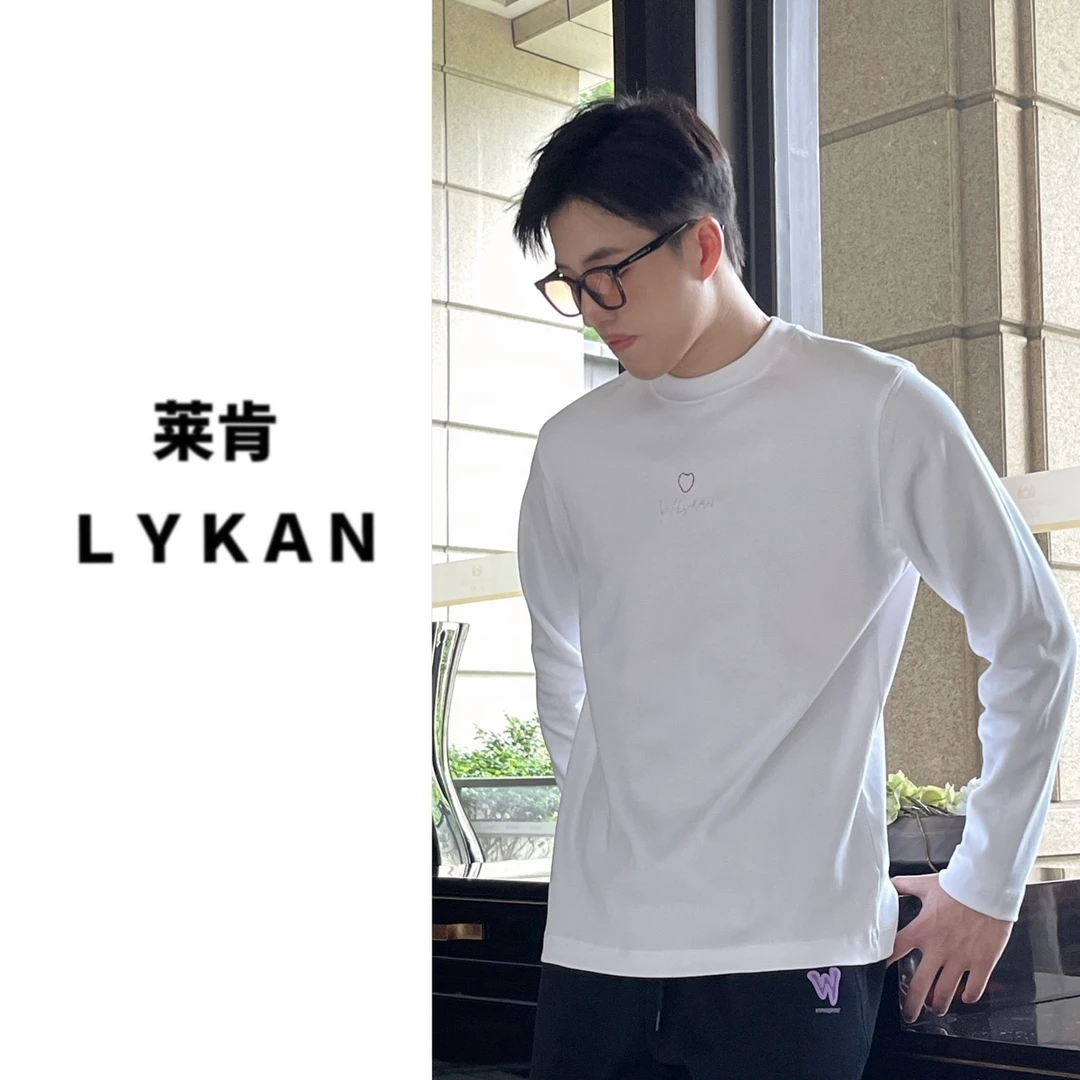 莱肯秋冬长袖T恤潮流百搭修身圆领331050