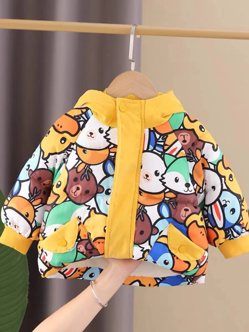 反季福利-小鸭冲锋衣棉袄洋气加厚加绒秋冬