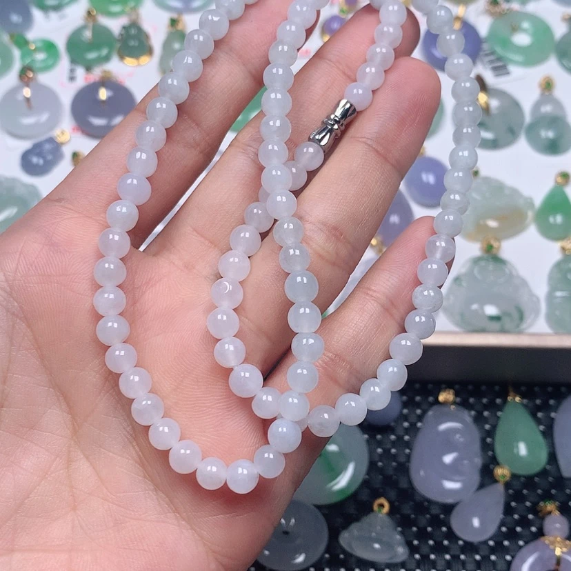 【闪购商品】翡翠颈饰未镶嵌郑**糖