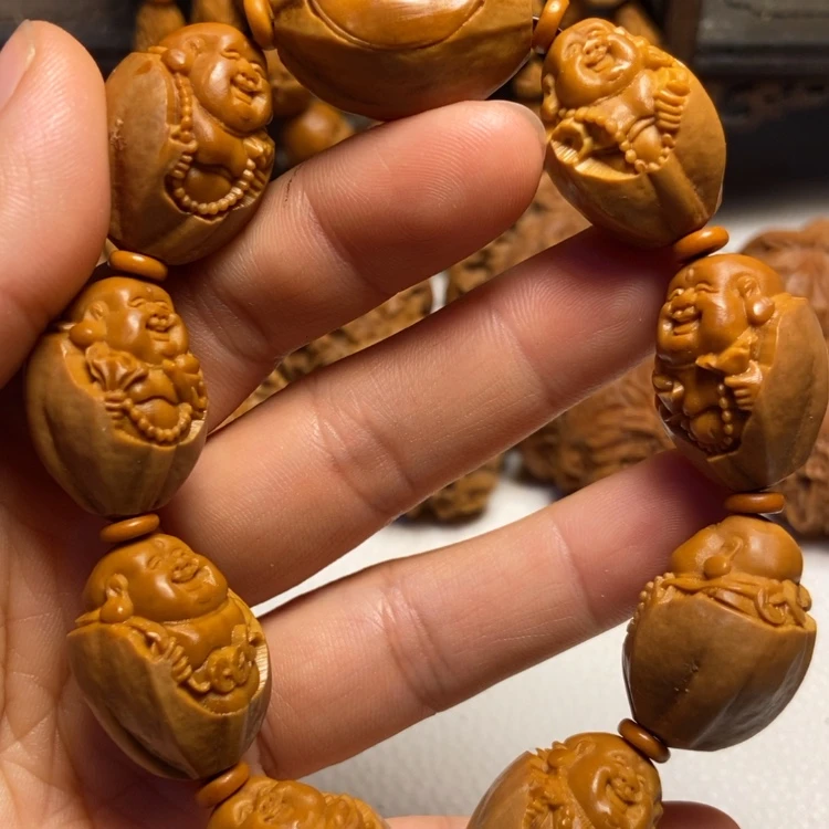 【闪购商品】橄榄核吊坠包衣弥勒