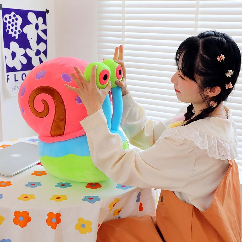 可爱小蜗公仔派大星毛绒玩具海绵宝宝玩偶儿童陪睡布娃娃礼物女贝