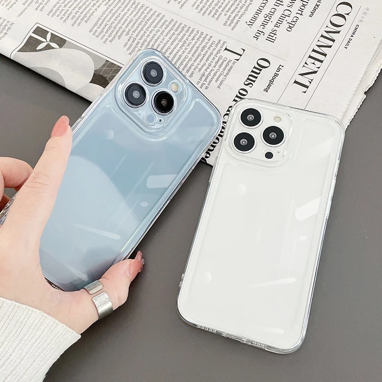 适用苹果/华为/OPPO/VIVO/小米ins简约太空透明软硅胶手机壳