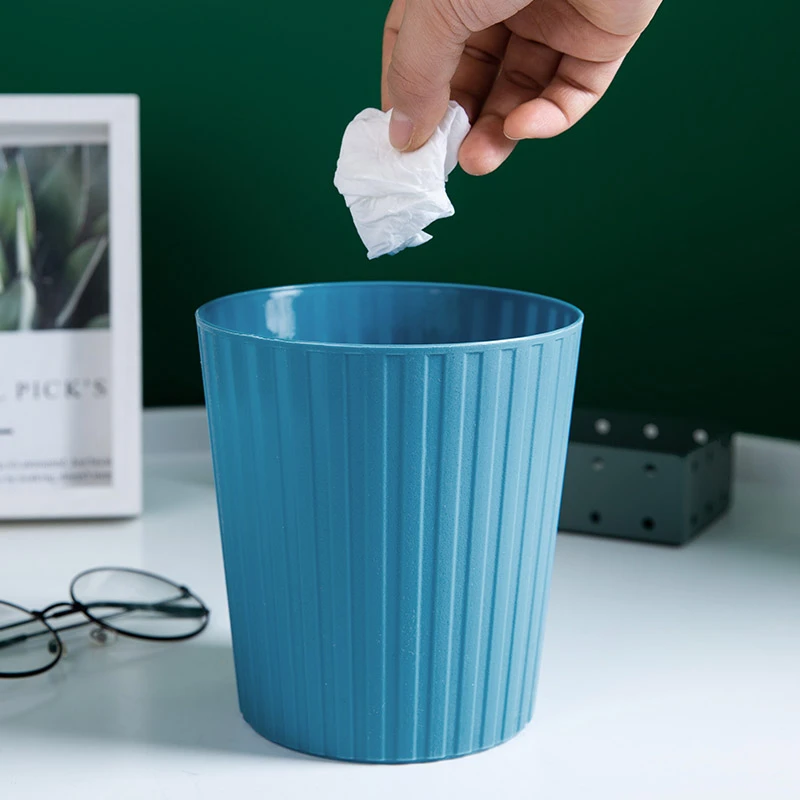 居家家迷你桌面垃圾桶废纸篓家用床头收纳桶小号办公室分类拉圾筒