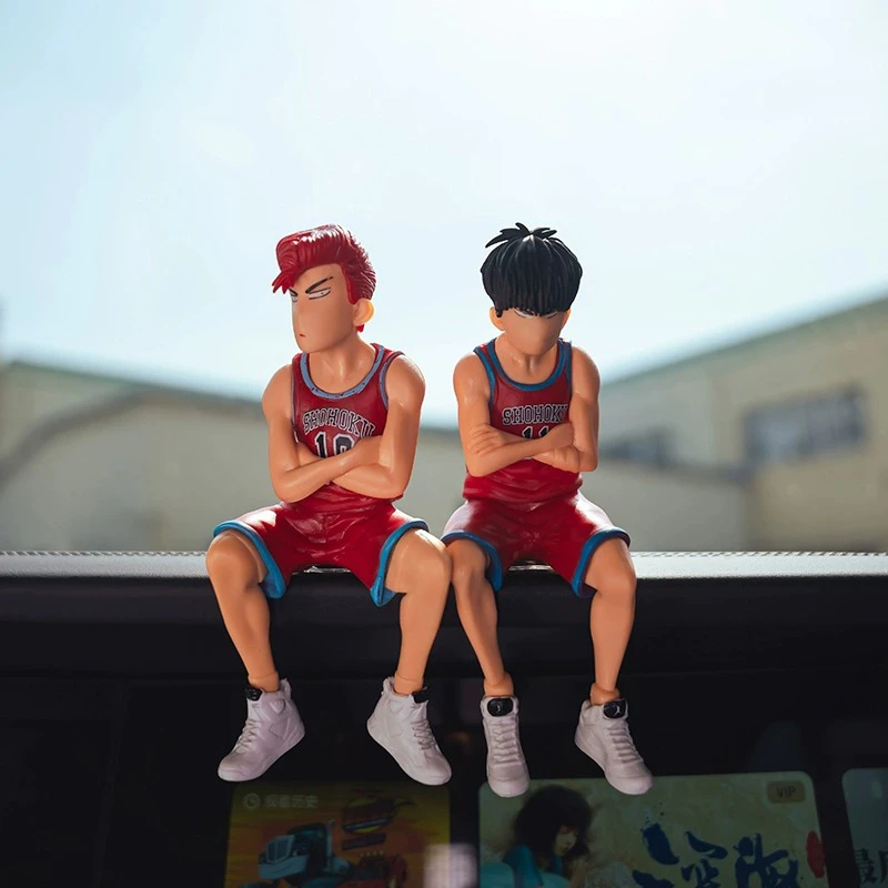 汽车前台摆件男车内中控台流川枫灌篮高手樱木花道手办创意饰品