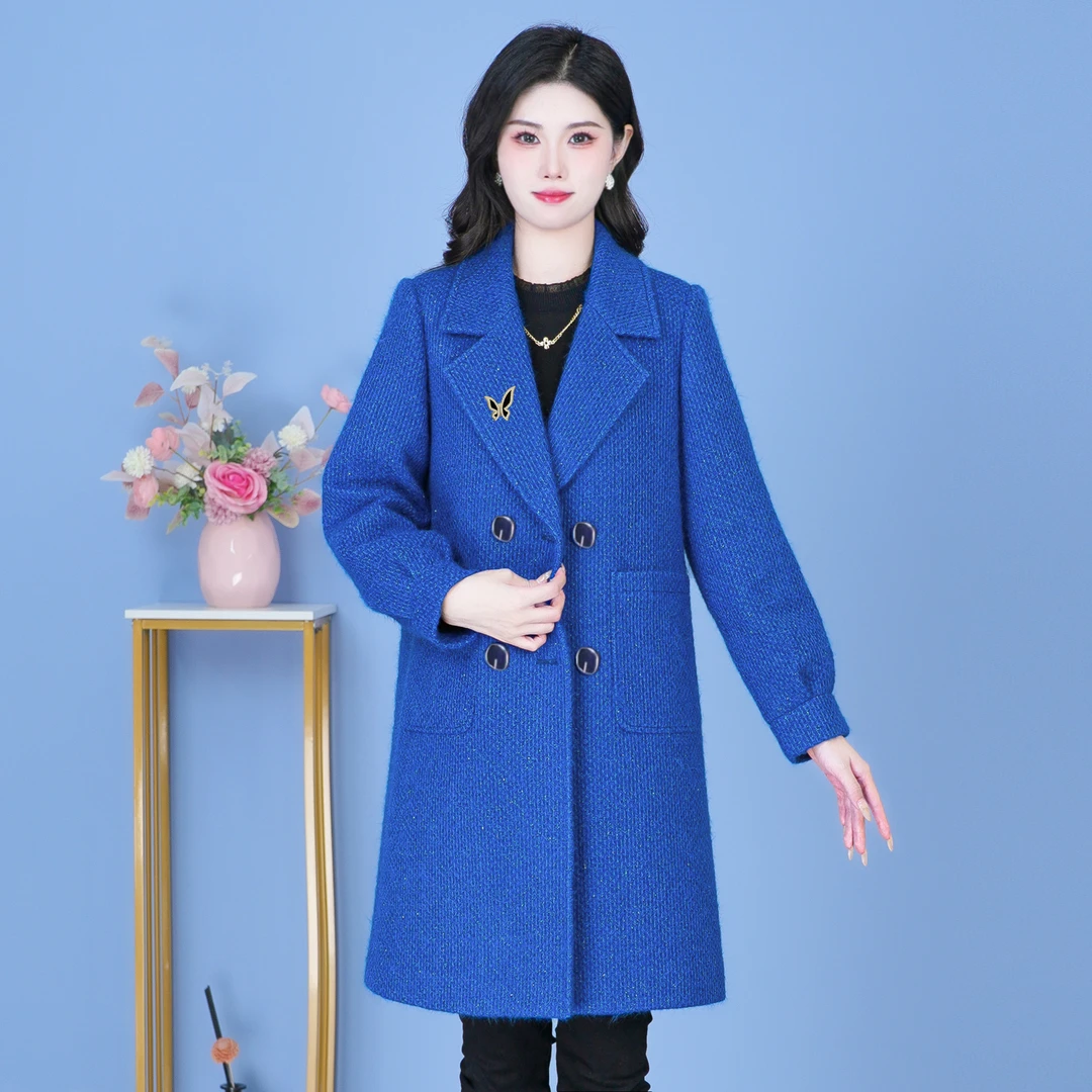 【SJYF2656】秋季新款时尚百搭长款气质显瘦休闲上衣女外套