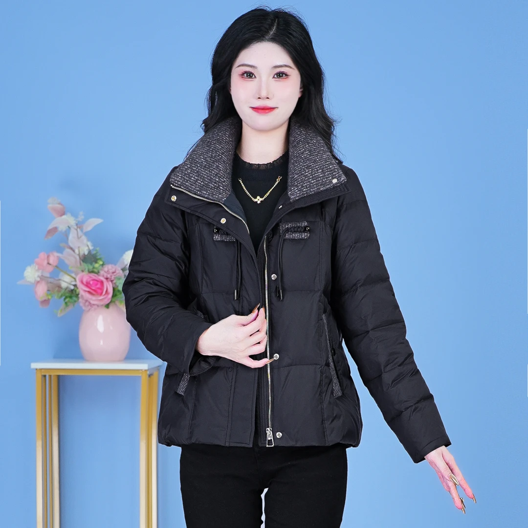 【SJYF3193】2024年秋冬新款时尚休闲百搭女款设计感保暖羽绒服