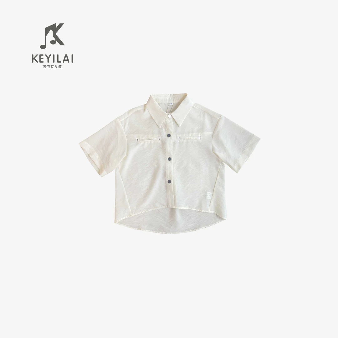 KYL可依莱-薄款防晒衬衫开衫短袖4X5A0303