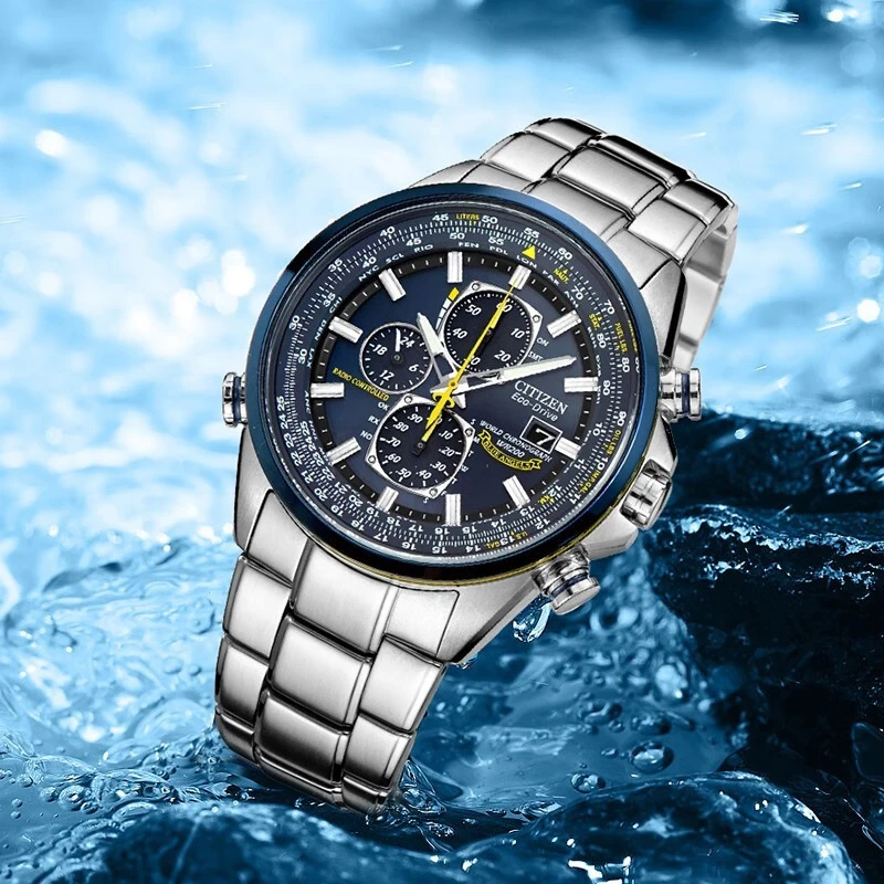 Citizen/西铁城光动能蓝天使一代防水时尚商务男士手表AT8020-54L
