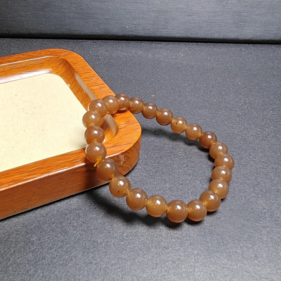 [停业清货]且末糖深糖8m手串-179-多样性发一