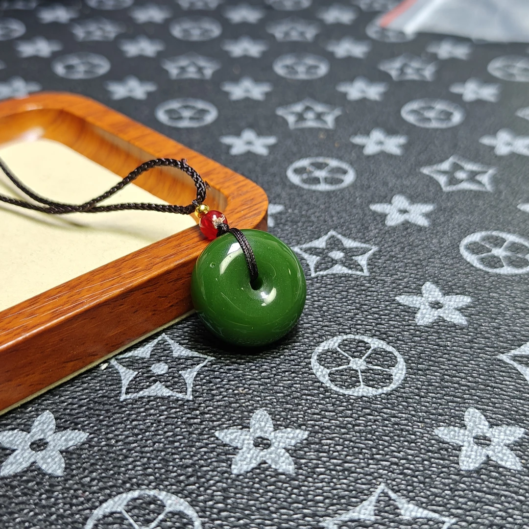 [停业清货]俄碧菠菜绿平安扣-161-多样性发一