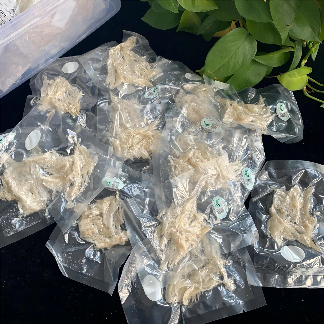 【金桔燕窝】溯源燕窝印尼雨季天然高净度孕妇燕盏小肉条50g
