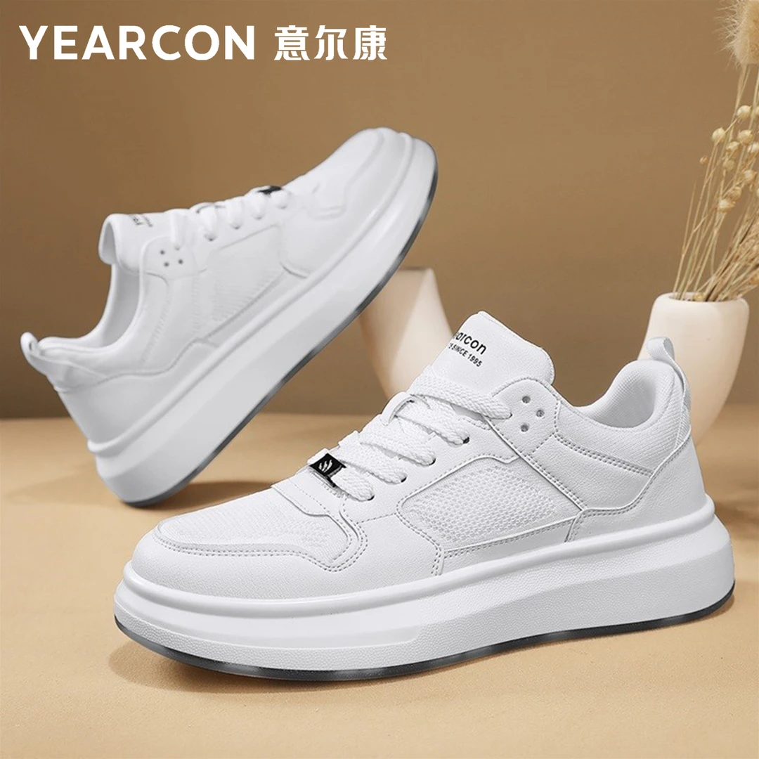 YEARCON/意尔康男士休闲百搭夏季透气潮鞋男学生厚底时尚潮流4509