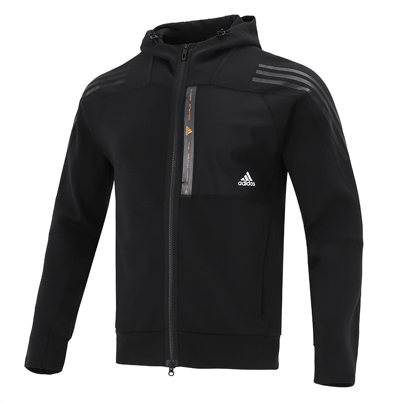 阿迪达斯Adidas外套男上衣连帽运动服跑步夹克休闲舒适透气HE7404
