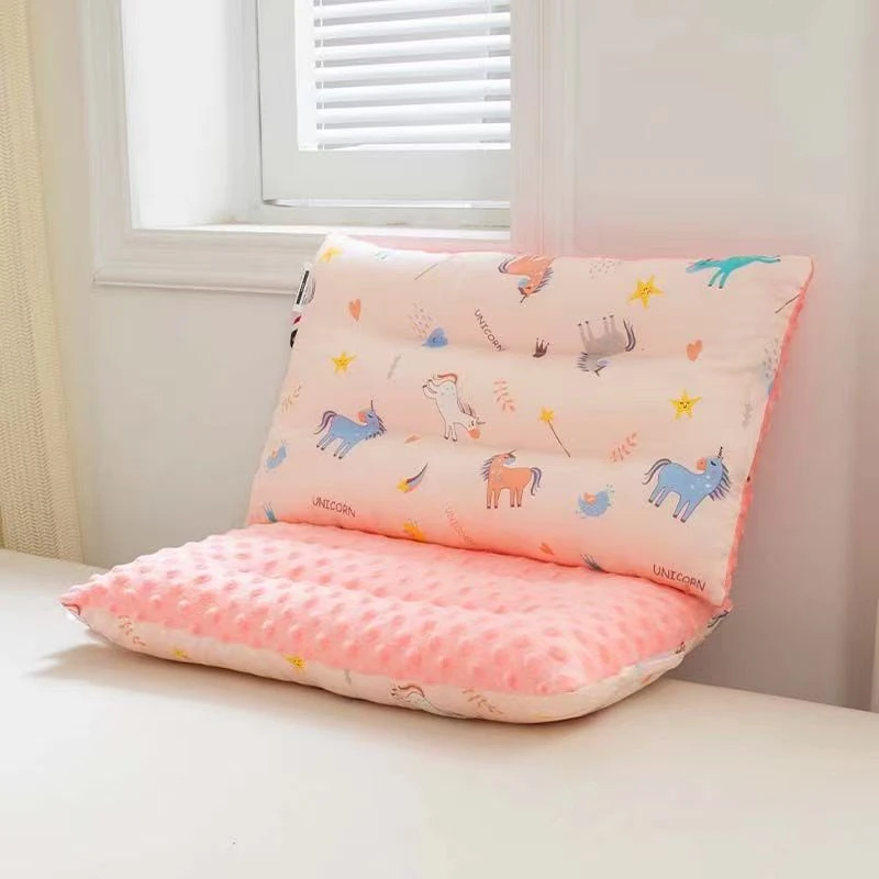 全棉13372豆豆枕儿童枕护颈枕头枕芯