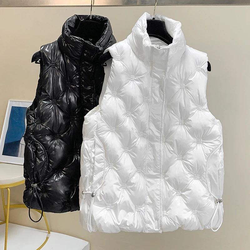 【9166款】24年新款潮流棉马甲女春秋外穿韩版宽松百搭背心坎肩马夹