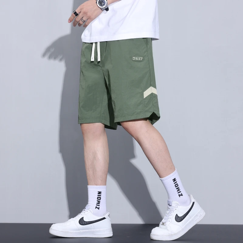 Cardanro/卡丹路夏季新款时尚百搭男士五分休闲短裤宽松潮流中裤