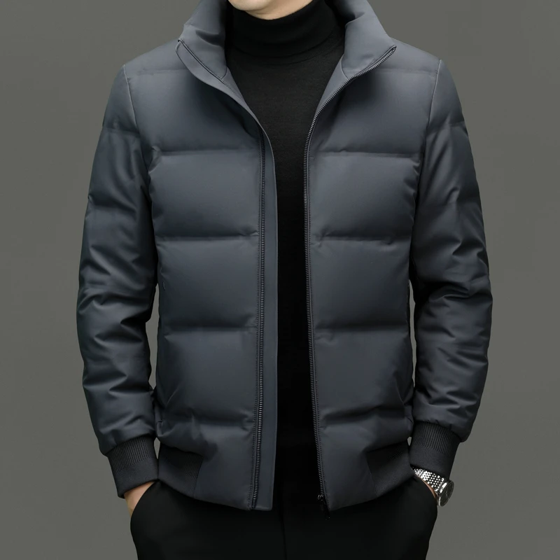 波司登精选羽绒服男款短款连帽立领商务冬季男抗寒加厚适配羽绒服