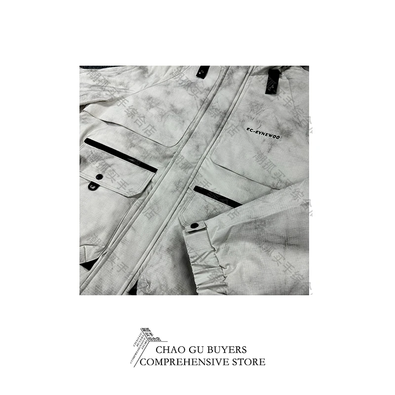 小众设计潮牌买手店男女同款晕染工装外套8026