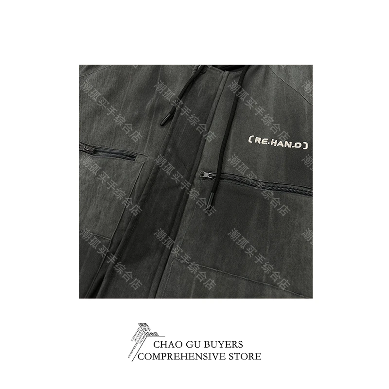 小众设计潮牌买手店男女同款创意“魔术贴”外套8007