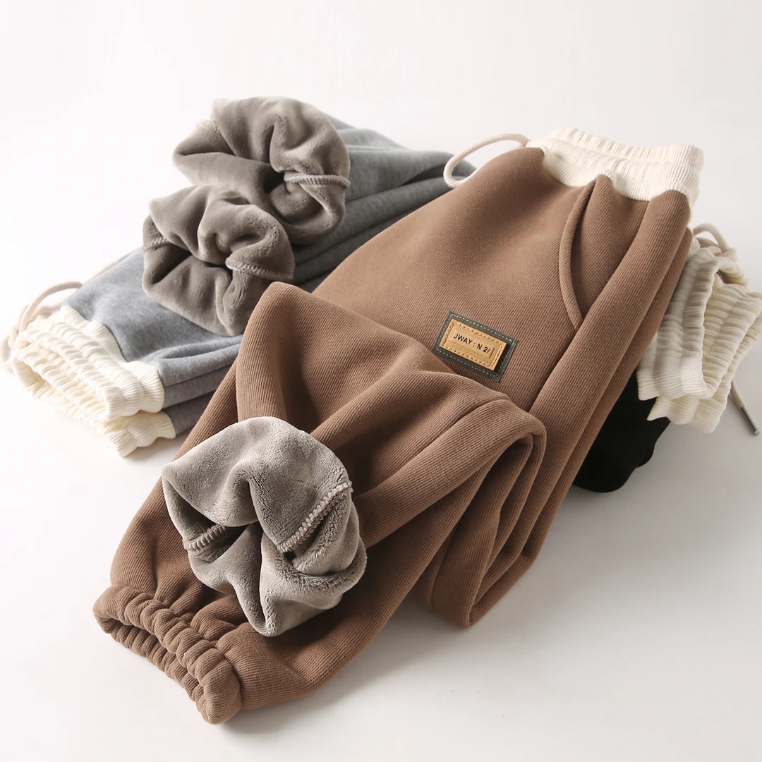 2922儿童冬季高端新款撸猫绒潮牌正品上档次实用个性品牌休闲裤