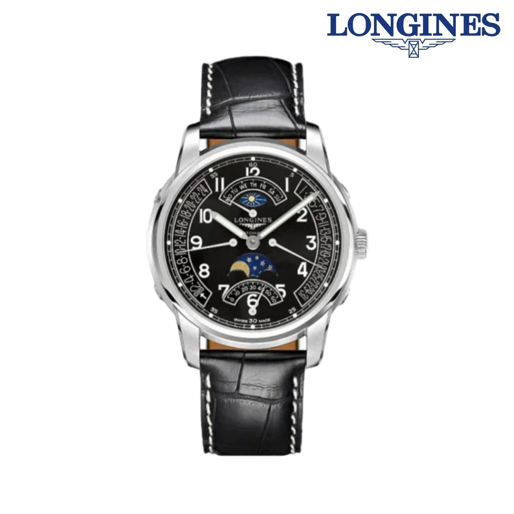 95新 Longines/浪琴 /亚虎2/浪琴/索伊米亚764/44表径/公价3.26/