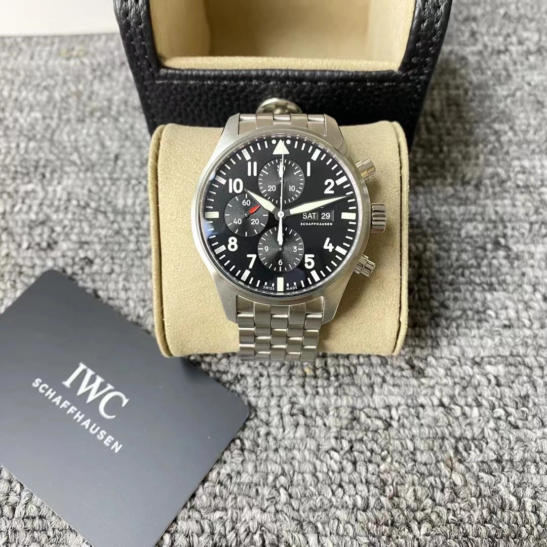 99新 IWC/万国 /亚虎/万国/飞行员系列机械男表