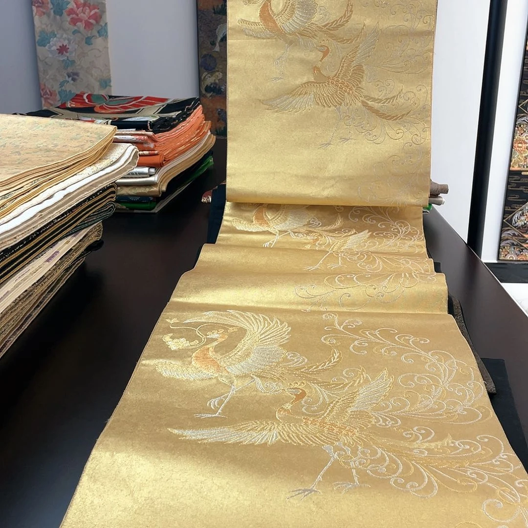 织绣唐锦西阵织带带