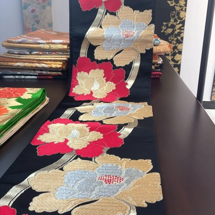 织绣唐锦西阵织带带