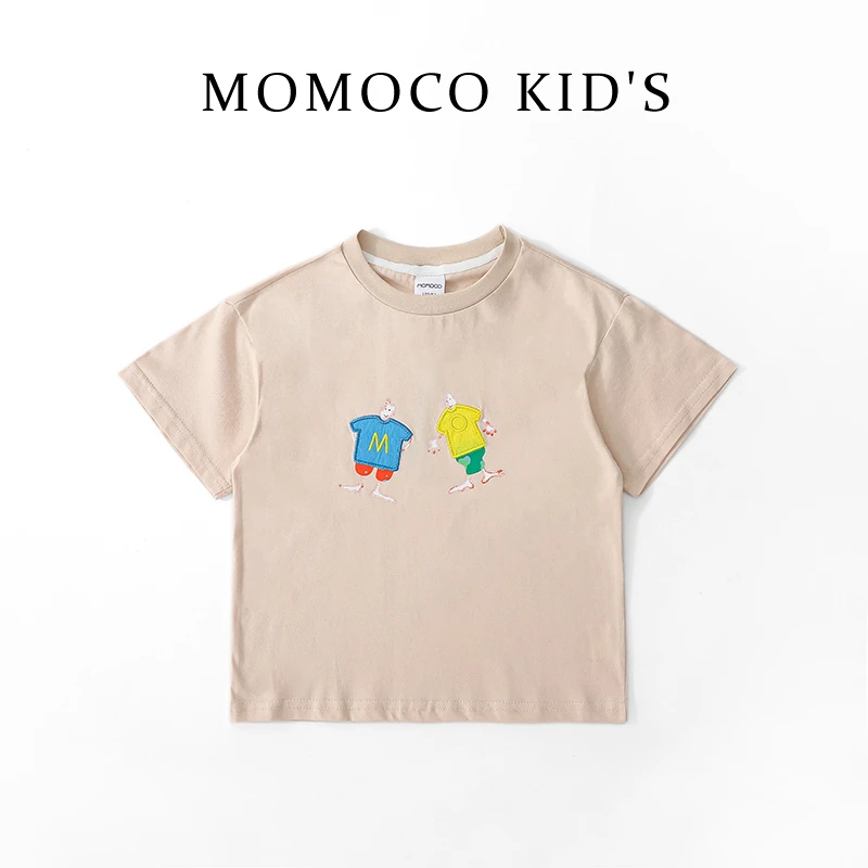 MOMOCO男童夏季时尚童趣T恤休闲百搭短袖75230235029