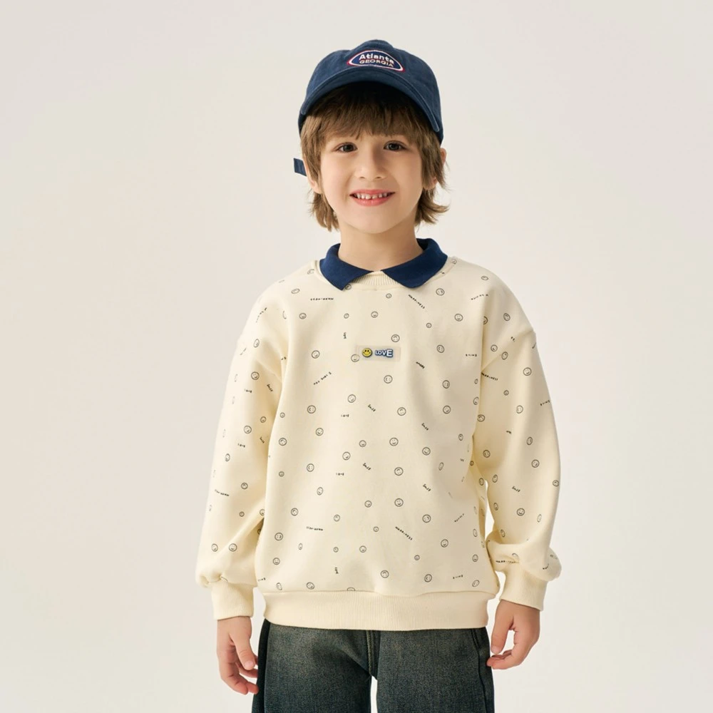 MOMOCO2023儿童卫衣上衣童装春秋印花休闲百搭卫衣76430232207