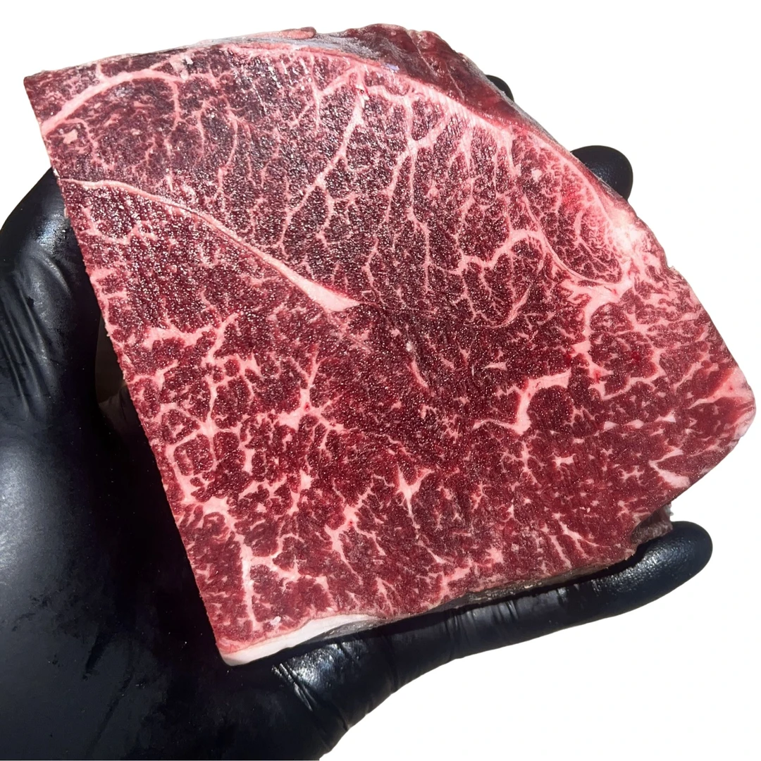 【文文推荐 和牛牛排边单片装】澳洲谷饲600天纯血和牛端头2斤