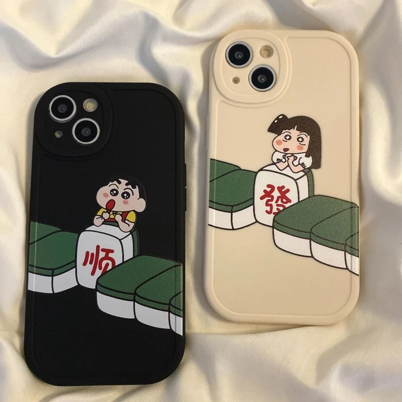 小新麻将适用苹果15/13/14/12/11手机壳套iphone华为oppo小米vivo