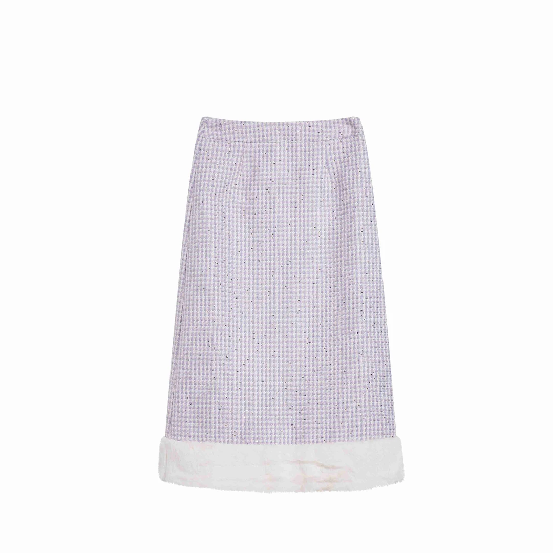 【高高甄选】新款时尚小香风ins半裙-10110T343Q0022